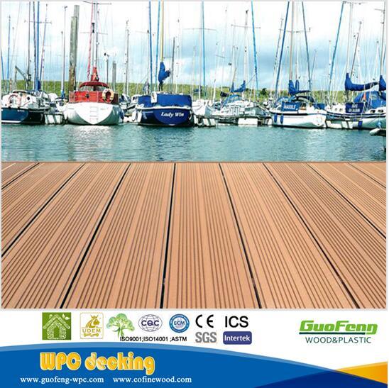 New Material WPC Decking Like Wood Flooring, Wood Plastic Composite Decking