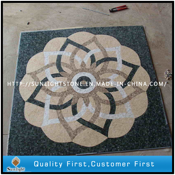 Natural Marble & Travertine Pattern Mosaic Tile