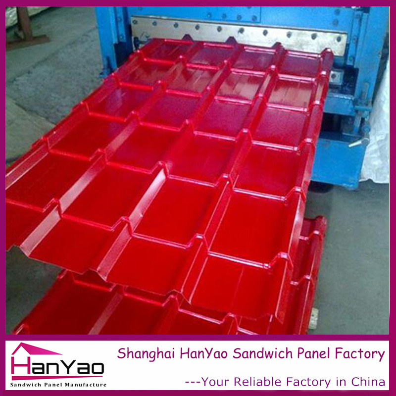 Ral Standard Color Galvanized Steel Roof Tiles