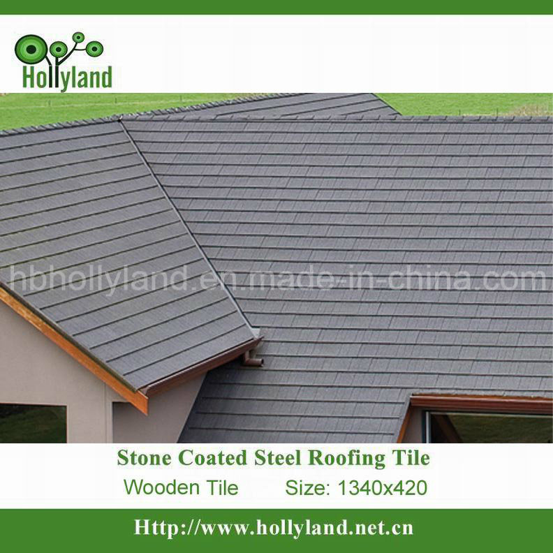 Stone Coated Metal Roof Tile (Wooden Tile)