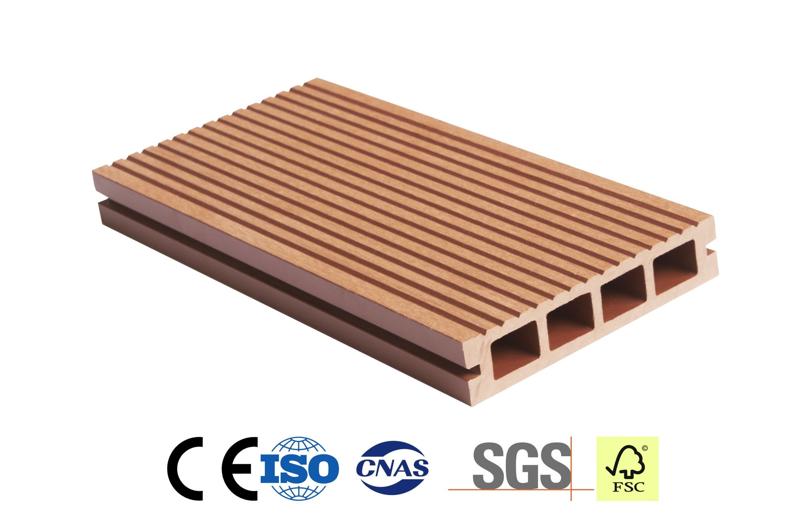 Balcony Patio Swimming Pool Wood Plastic Composite Decking WPC Flooring