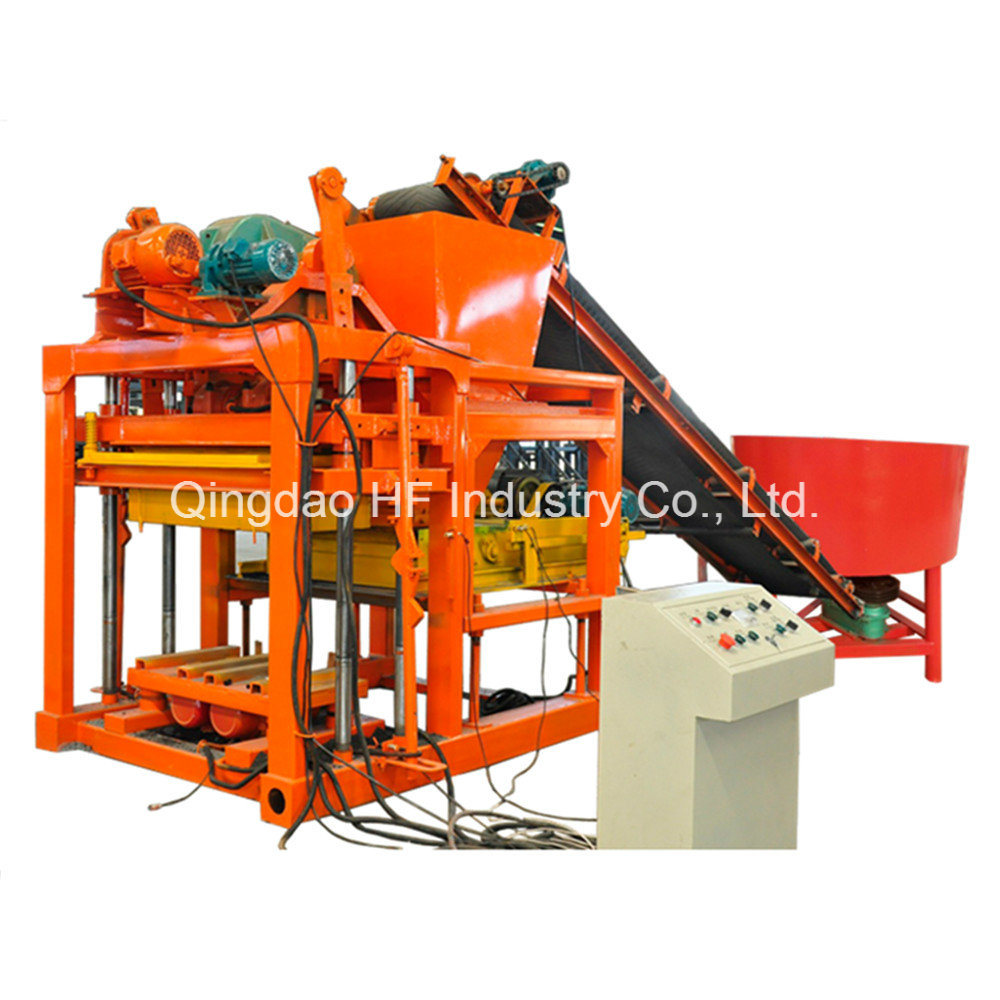 Qt4-25 Building Material Machinery Compressed Earth Blocks Brick Machines