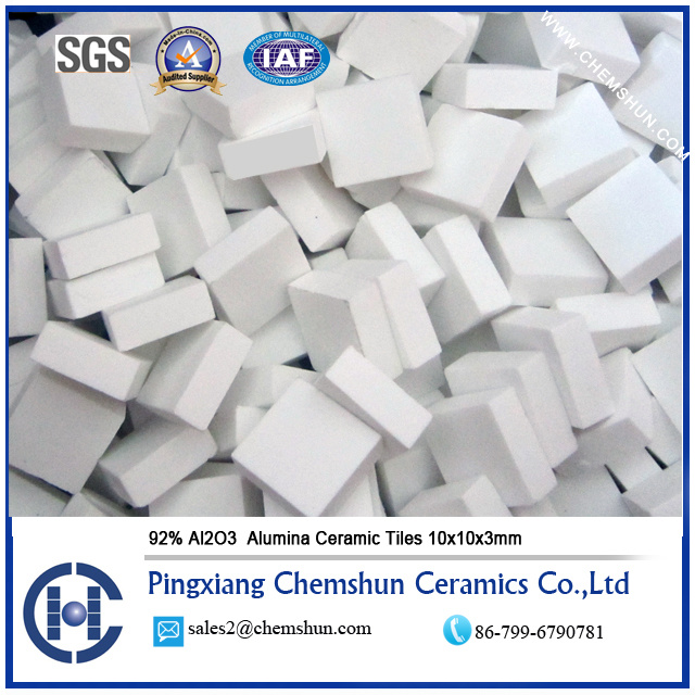 92% Alumina Ceramic Tiles as Pulley Lagging Ceramics