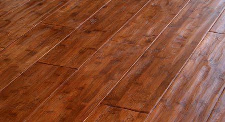 Strand Woven Bamboo Flooring Handscraped