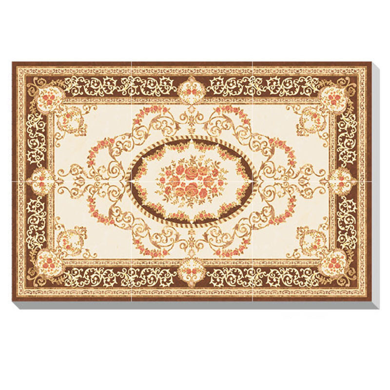 1800*1200mm Living Room Golden Decorative Carpet Tile for Floor