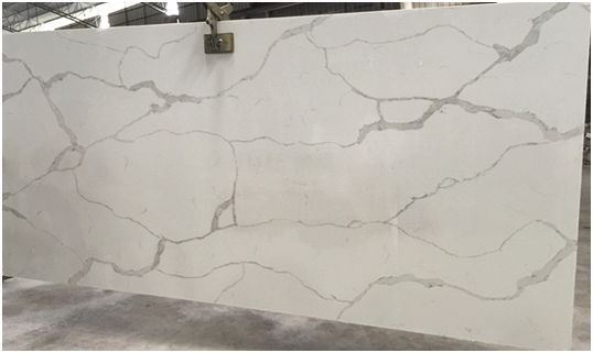 Super White 20mm High Glossy Quartz Stone Surface