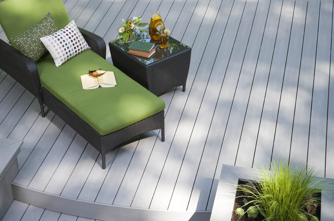 Popular Model WPC Garden Decking Flooring 150*23