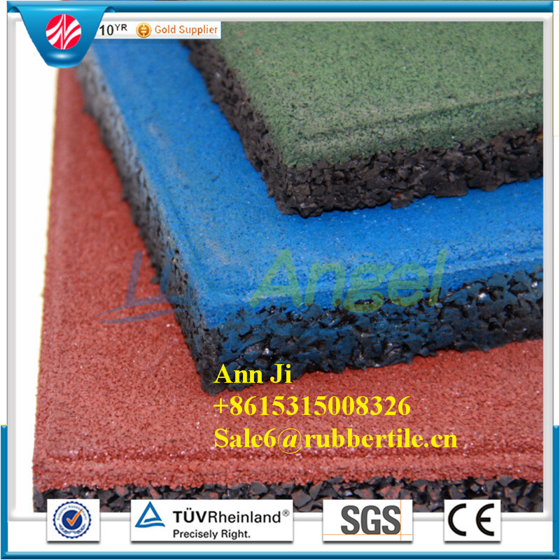 Safety Rubber Tiles Paver/Playground Rubber Floor Tile