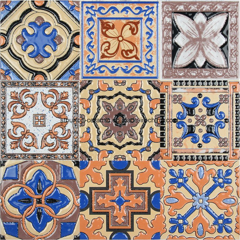 Building Material North Europe Style Decoration Floor and Wall Tile Glazed Porcelain Flooring Tile 300X300mm F010