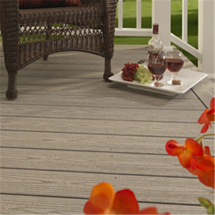 Nonslip Barefoot Wooden Composite Decking Floor