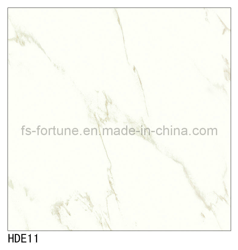 600X600 800X800 Building White Color Glazed Marble Porcelain Floor Tile