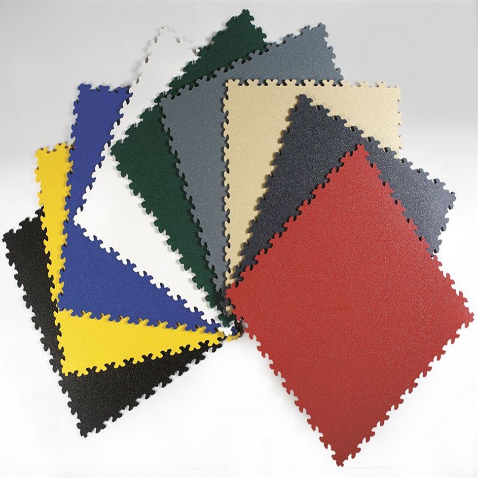 Quick-Fit Interlocking Garage Floor Tiles