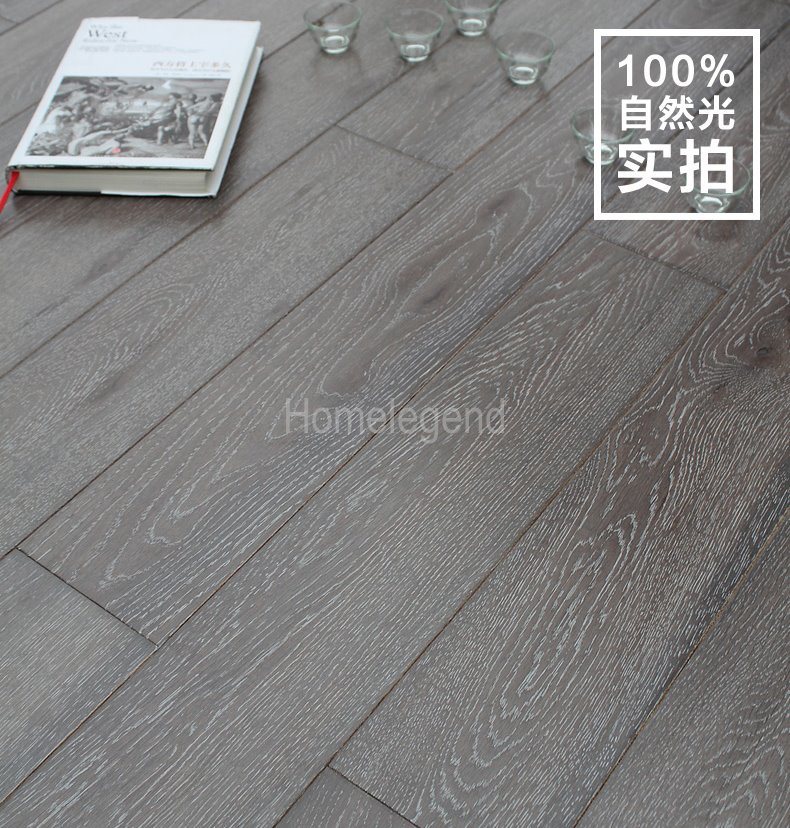 Wrie-Brushing Gary Wood Color Oak Engineered Wood Flooring /Hardwood Flooring