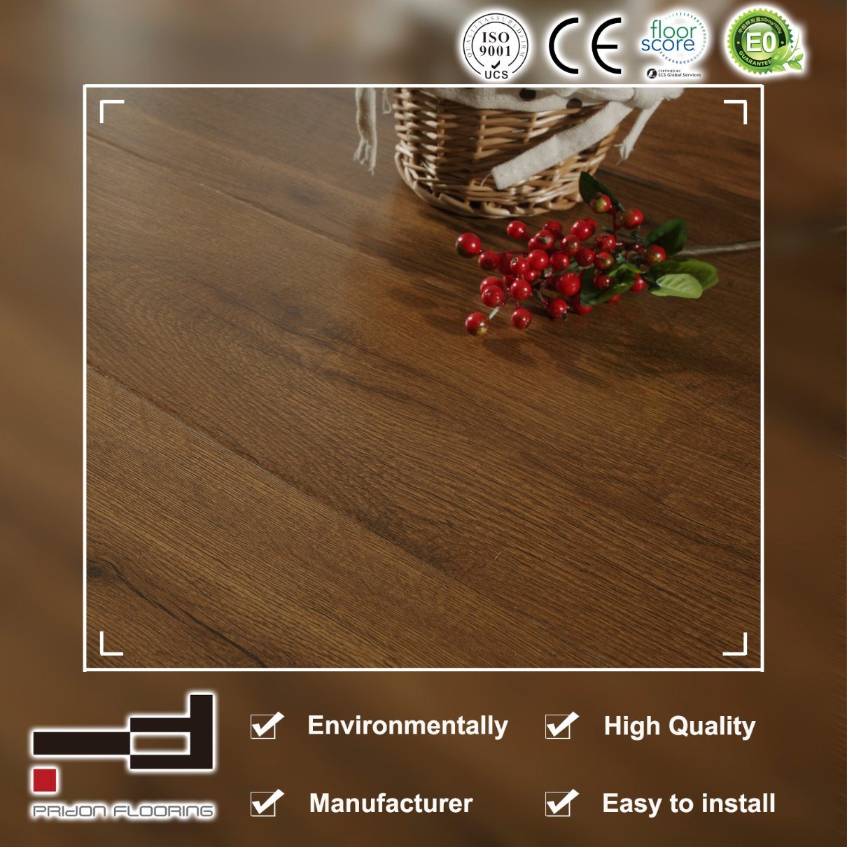 8mm & 12mm High Quality Drop Lock Laminate Flooring