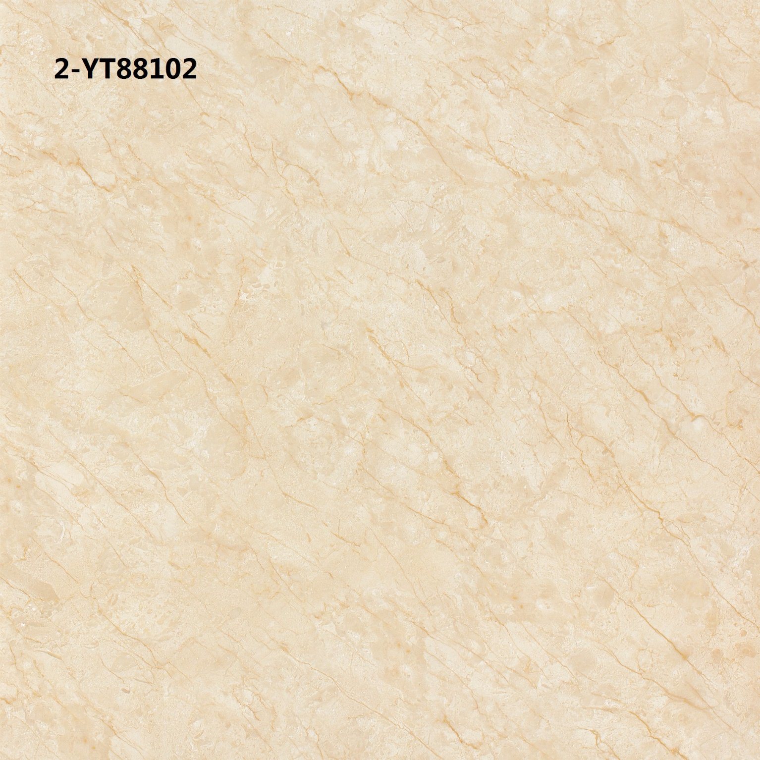 800*800*12mm Full Body Marble Look Beige Color Glazed Tiles (2-YT88102)