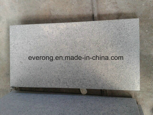 Cheap G654 Dark Grey Granite Tile with Waterproof for Exterior Flooring Tile