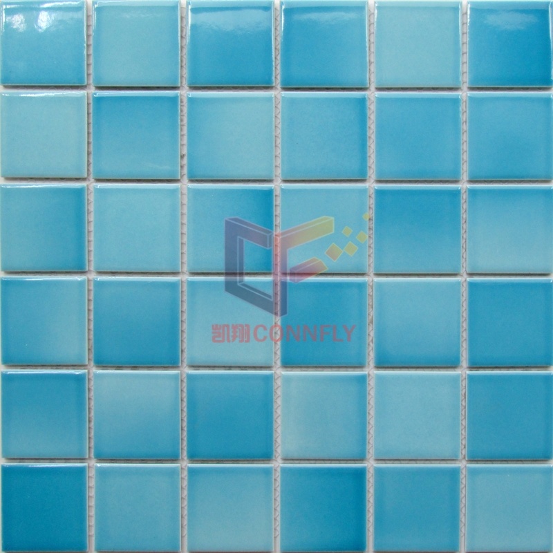 Swimming Pool Decor Blue Ceramic Mosaic Tile (PY4812)