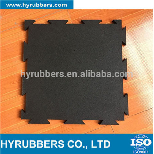 Interlocking EPDM Gym Rubber Tile for Flooring