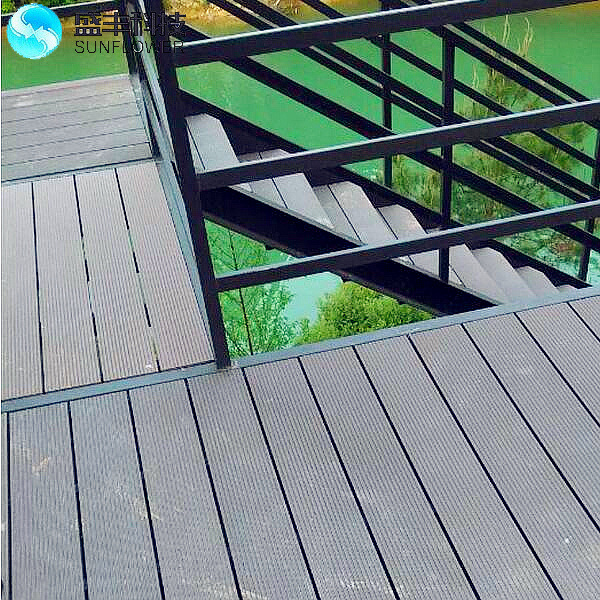 146*25mm Exterior Wood Plastic Composite Flooring WPC Decking