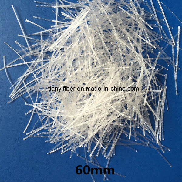 Bamboo, Wave Shape Polypropylene Crude Fiber for Cement or Concrete