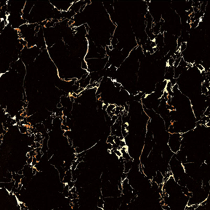 China Wholesale Black Marble Looking Glazed Indoor Bathroom Porcelain Flooring Tiles