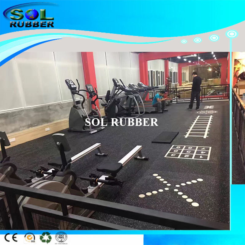 Comfort Slip-Resistance Fitness Roll Rubber Flooring