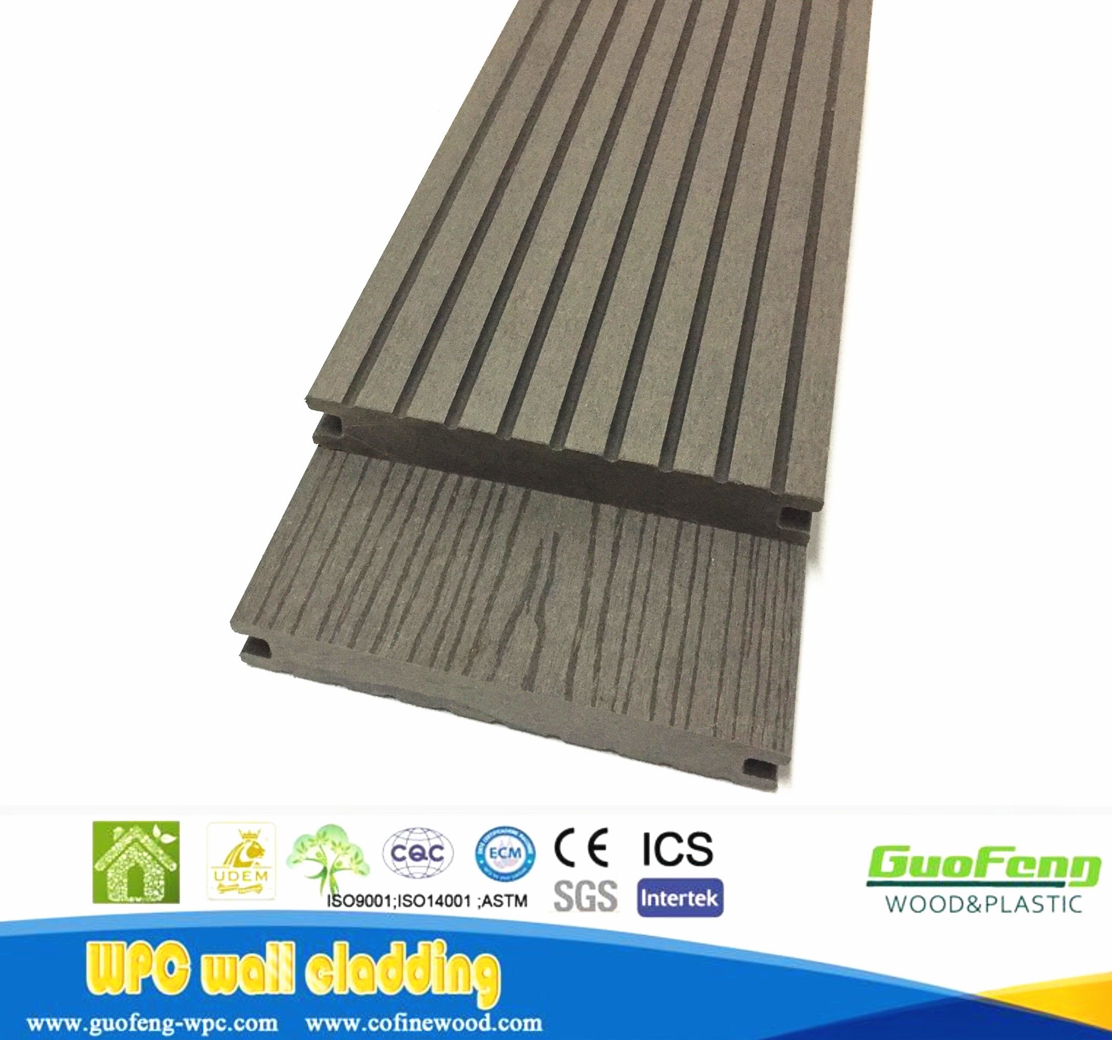 Cheap WPC Flooring Composite Decking Board WPC Solid Decking