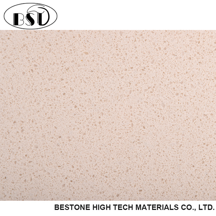 Beige Composite Quartz Stone for Countertops