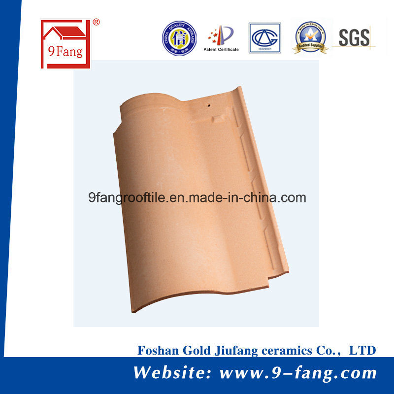 Building Material Roman Clay Ceramic Roof Tile 265*395mm