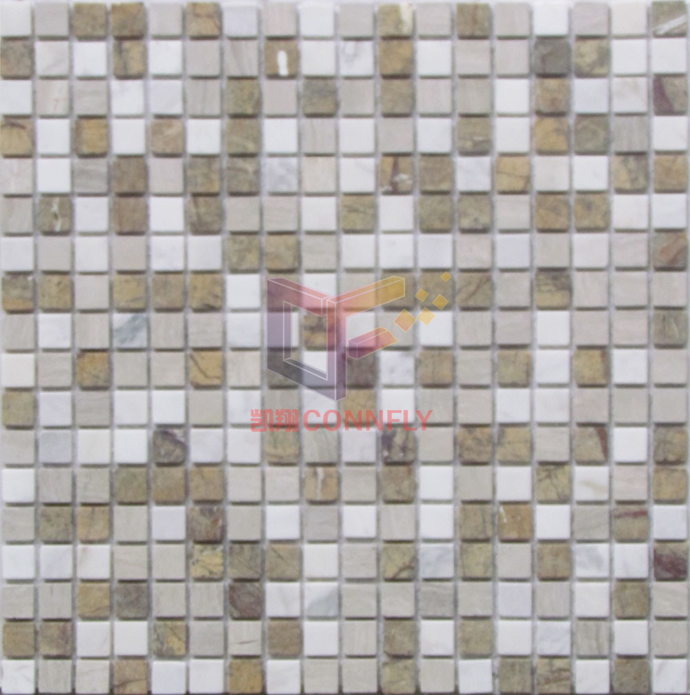 Mixed Color Marble Mosaic Tile (CFS927)