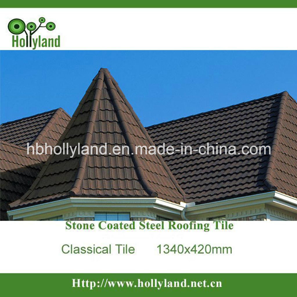 Stone Chips Coated Metal Roof Tile (Classical type)