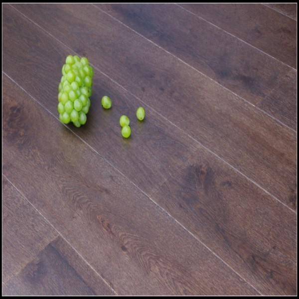 Brushed&Stained Solid Oak Hardwood Flooring/Wood Flooring