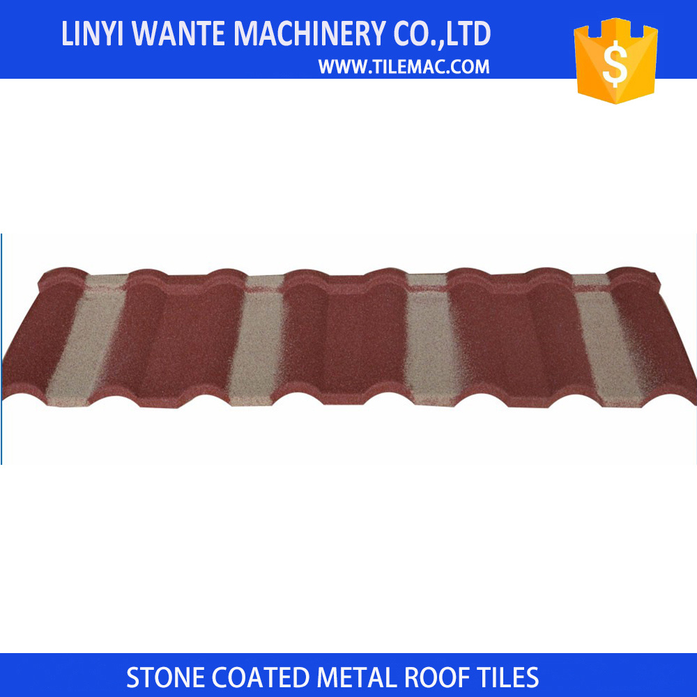 Quality Promise Roofing Materials Sand Coated Metal Milano Roof Tiles