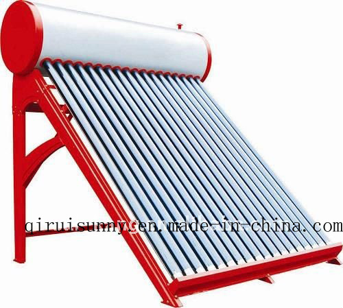 CE Certificated Non-Pressure Vacuum Tube Solar Water Heater