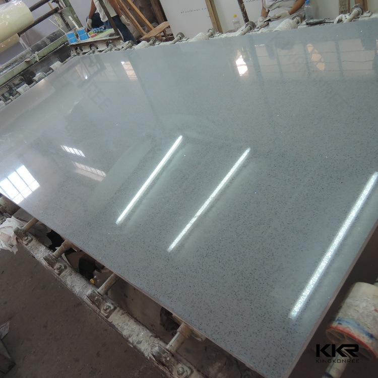 Pure White Man-Made Stone Aritificial Quartz Slab