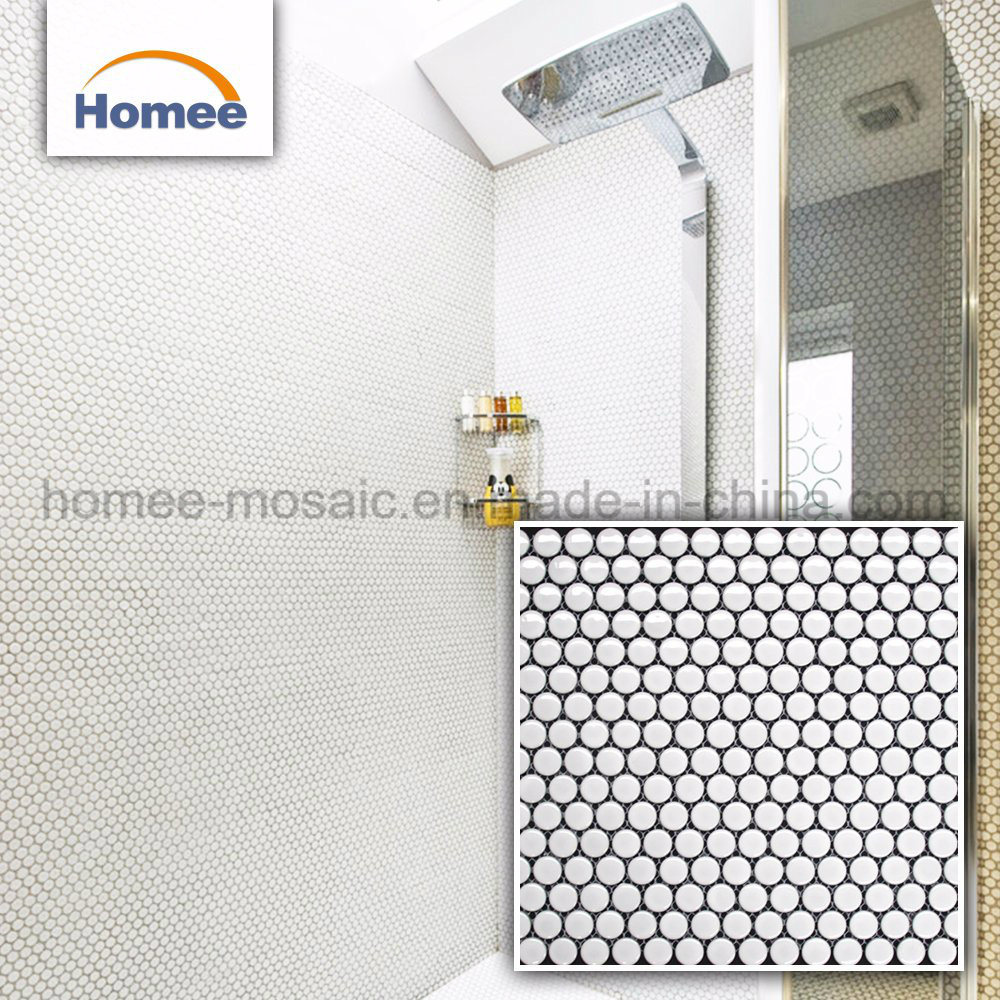 Premium Wall Tiles Penny Round Ceramic Mosaic Tiles