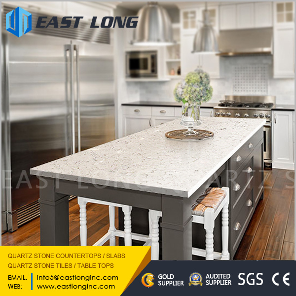 Healthy Environmental Artificial Marble Quartz Countertops for Home Decor