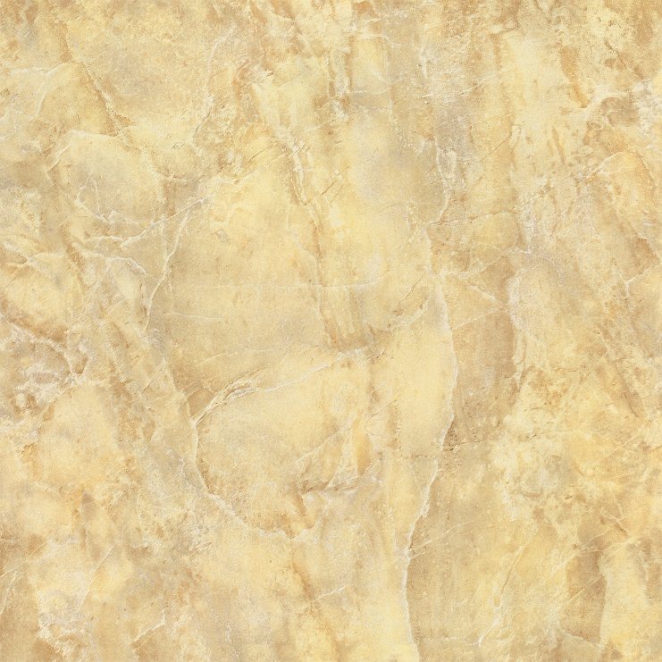 60X60 Yellow Color Marble Look Glazed Full Polished Porcelain Tile for Flooring