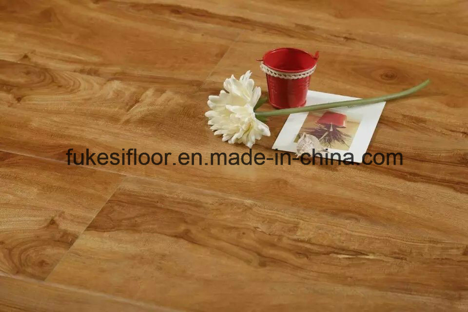 Big U Groove Mould Pressed High Glossy Surface Laminate Flooring