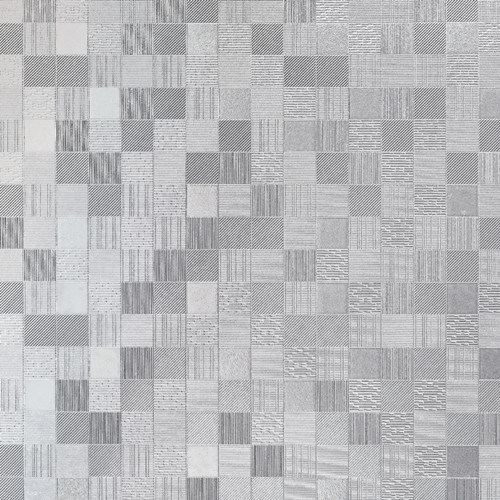 Metal Grid Glazed Porcelain Ceramic Tile