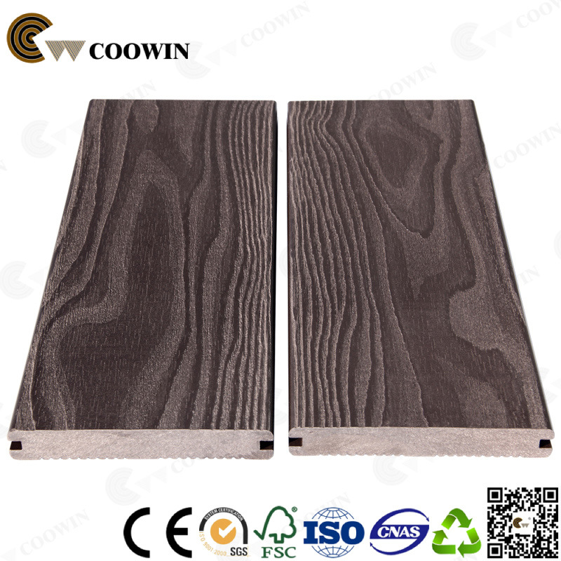 Wood Grain WPC Decking Flooring (CD-01)