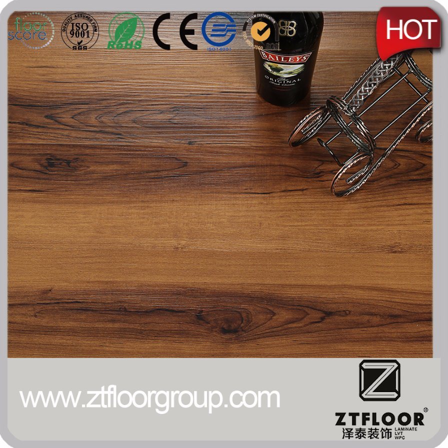 Engineered Lvt Wood Flooring with PVC Material