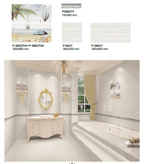 300X600 Ceramic Wall Tile for Modern Bathroom