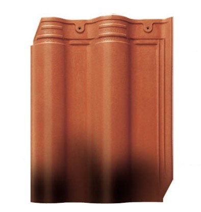 Orange Color Roofing Tile / Villa Ceramic Roof Tile for Roof