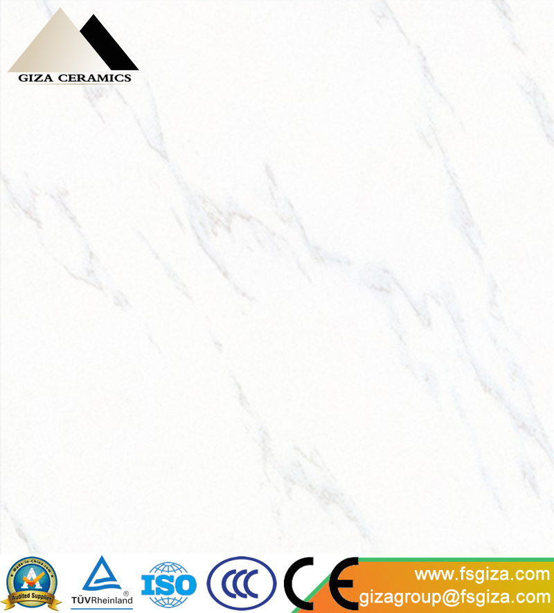 Best Quality White Polished Porcelain Tile 600*600mm for Floor and Wall (SP62116)