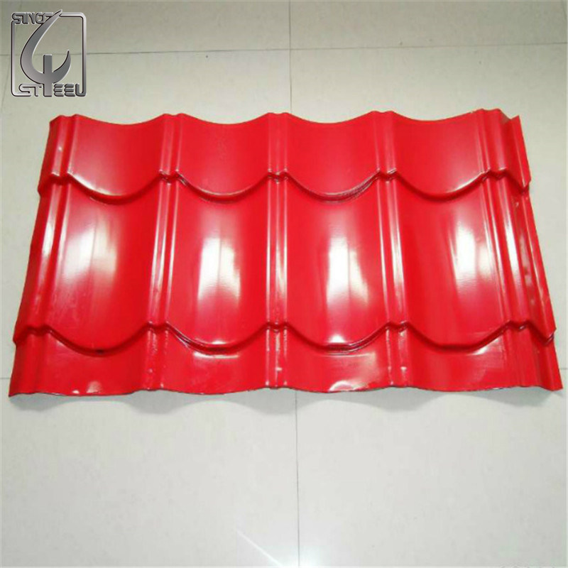 PPGI Prepainted Galvanized Corrugated Steel Tile