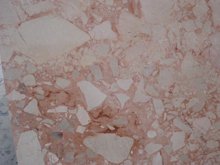 Flower Beige Brick Red Marble Big Slab for Flooring/Tiles/Countertops