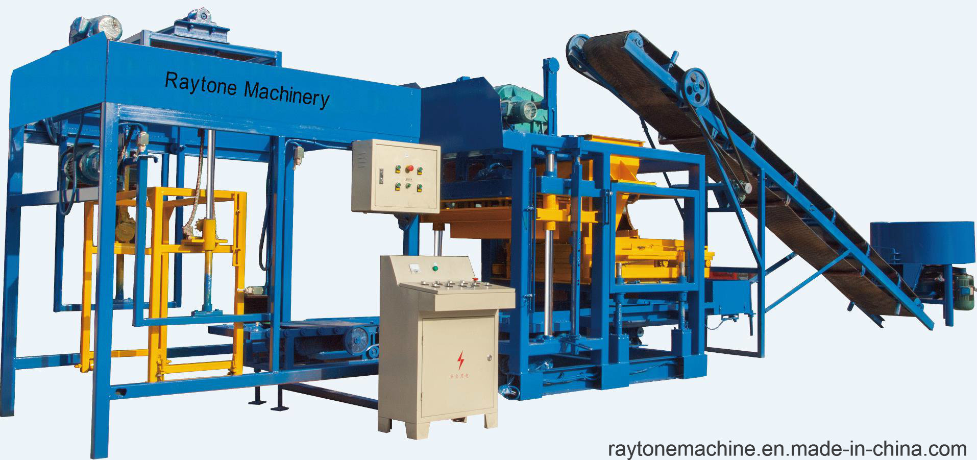 Automatic Qt4-25 Hollow Brick Machine Concrete Block Making Machine