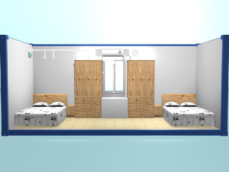 Prefabricated Kitchen Room/Bath Room/Washing Room/Shower Room/Bedroom Container Homes