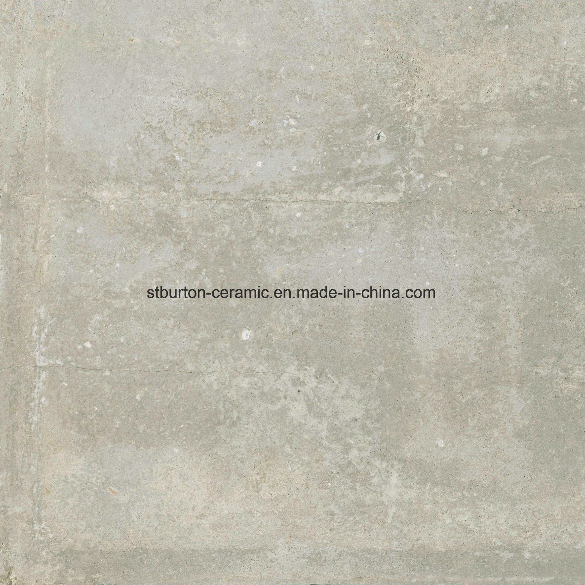 Building Material Matt Rustic Porcelain Floor Tile Grey Color Ceramic Flooring Tile 600X600mm St66567-4